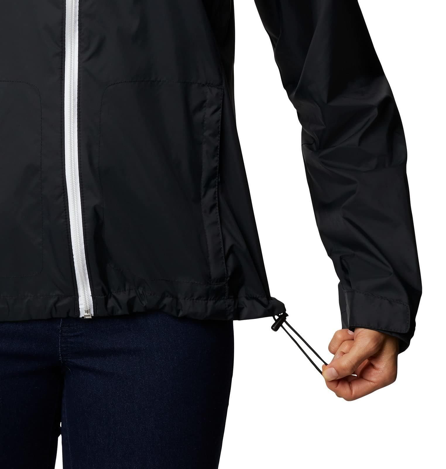Columbia Women's Tennessee Volunteers Waterproof Hooded Jacket Black Large - Thumbnail 6