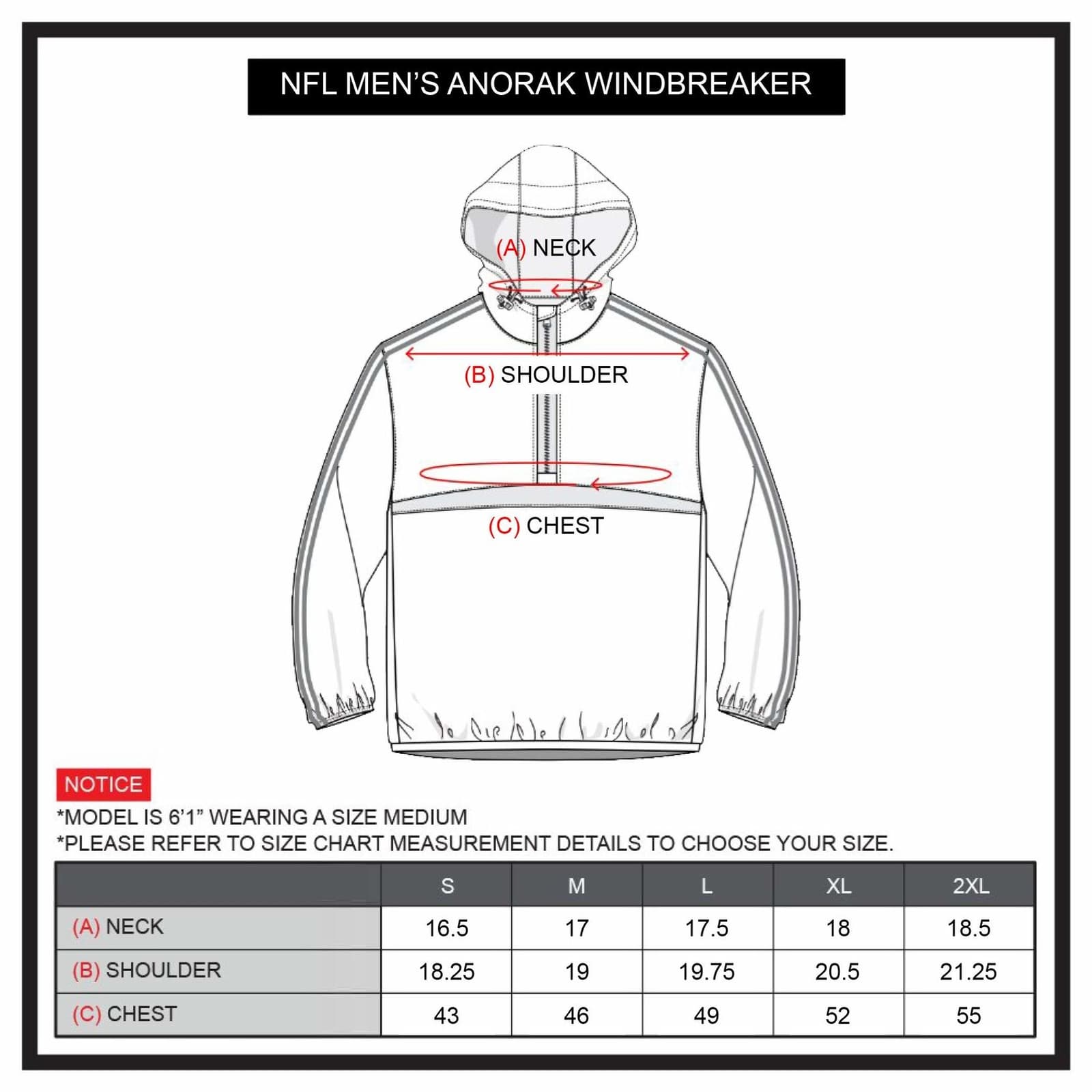 Ultra Game Men's New England Patriots Pullover Hooded Jacket White Medium - Thumbnail 4
