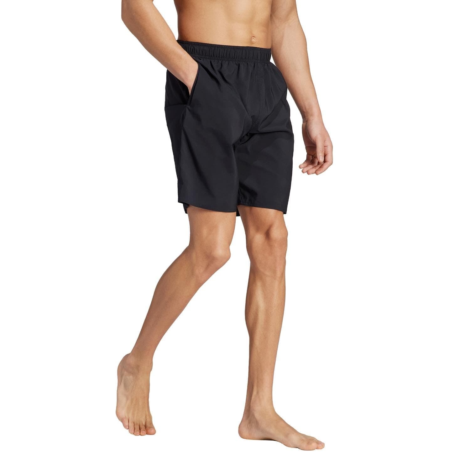 adidas Men's CLX Solid Swim Shorts Trunks XXXX-Large Black $61 Value - Thumbnail 2