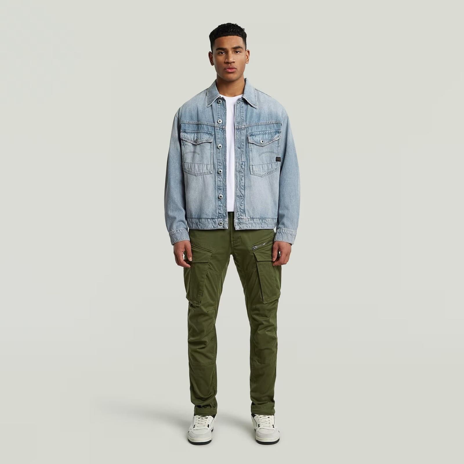 G-Star Raw Men's Rovic Zip Regular Tapered Cargo Pants Green 29 x 34 $150 Value - Thumbnail 3