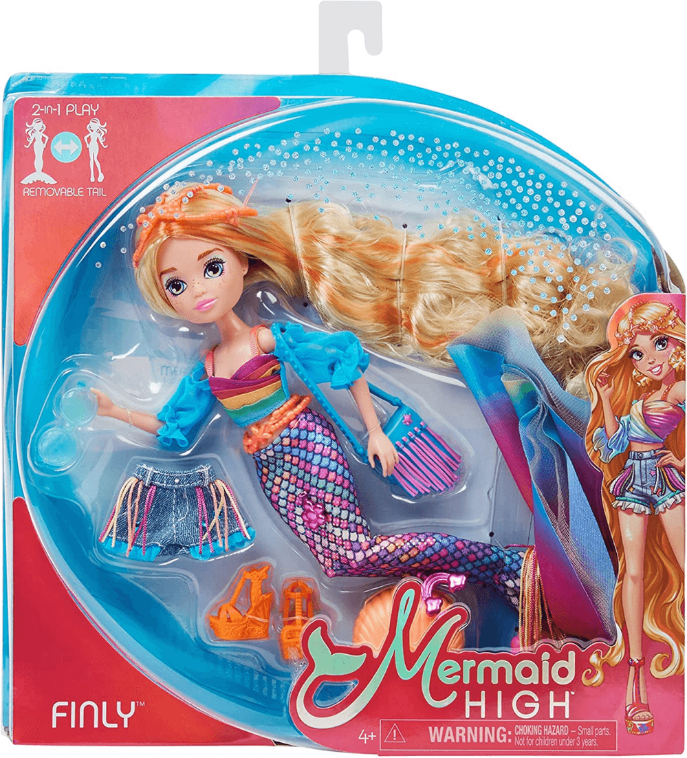 Mermaid High Finly Deluxe Mermaid Doll & Accessories with Removable Tail - Thumbnail 2