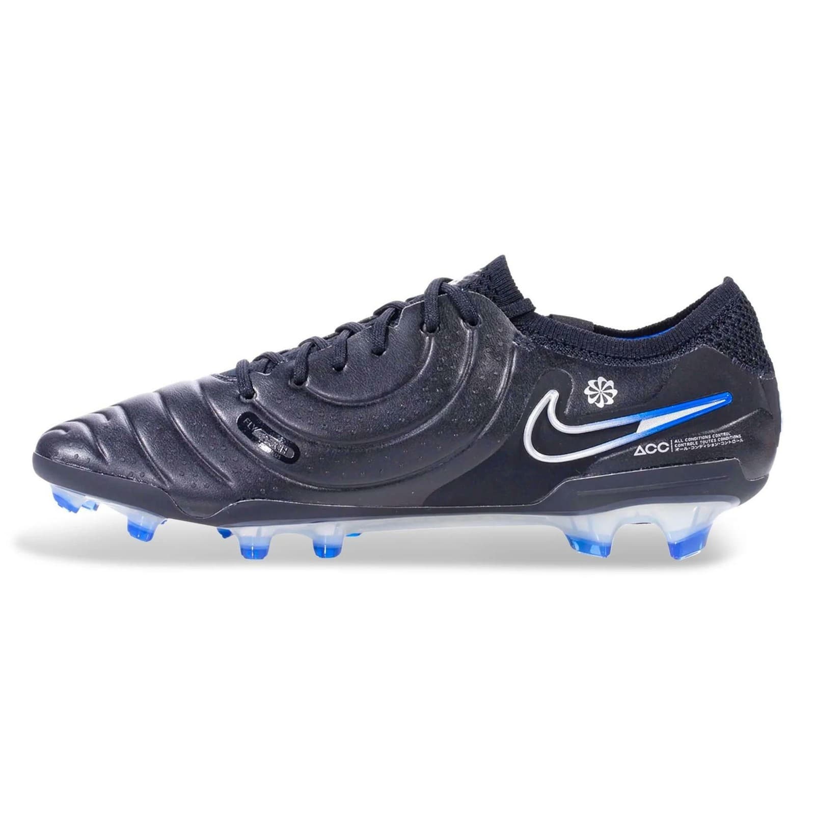 Nike Men's Tiempo 10 Pro Play Firm/Artificial Ground Soccer Cleats Black Size 12 - Thumbnail 2