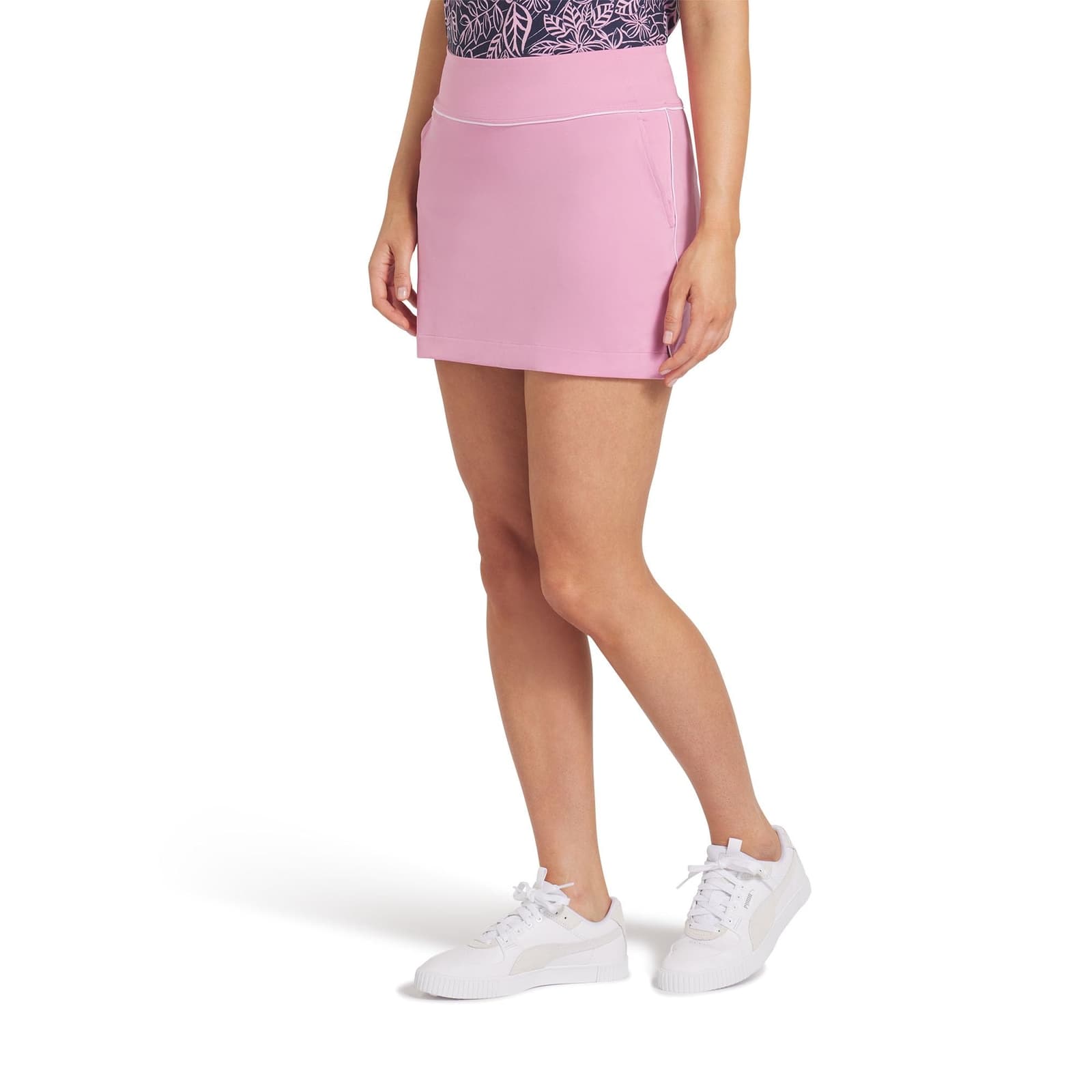 Puma Women’s MATTR Blake Piped Knit Skort Mauved Out Large $76 Value - Thumbnail 7