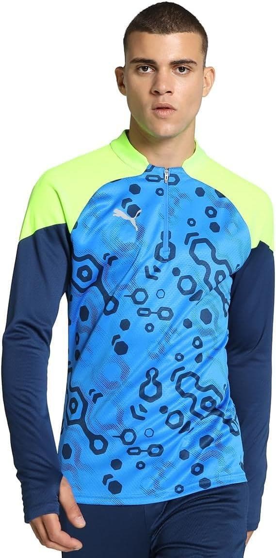 PUMA Men's individualCUP Quarter-Zip Pullover Soccer Jersey Top 2XL $62 Value - Thumbnail 16