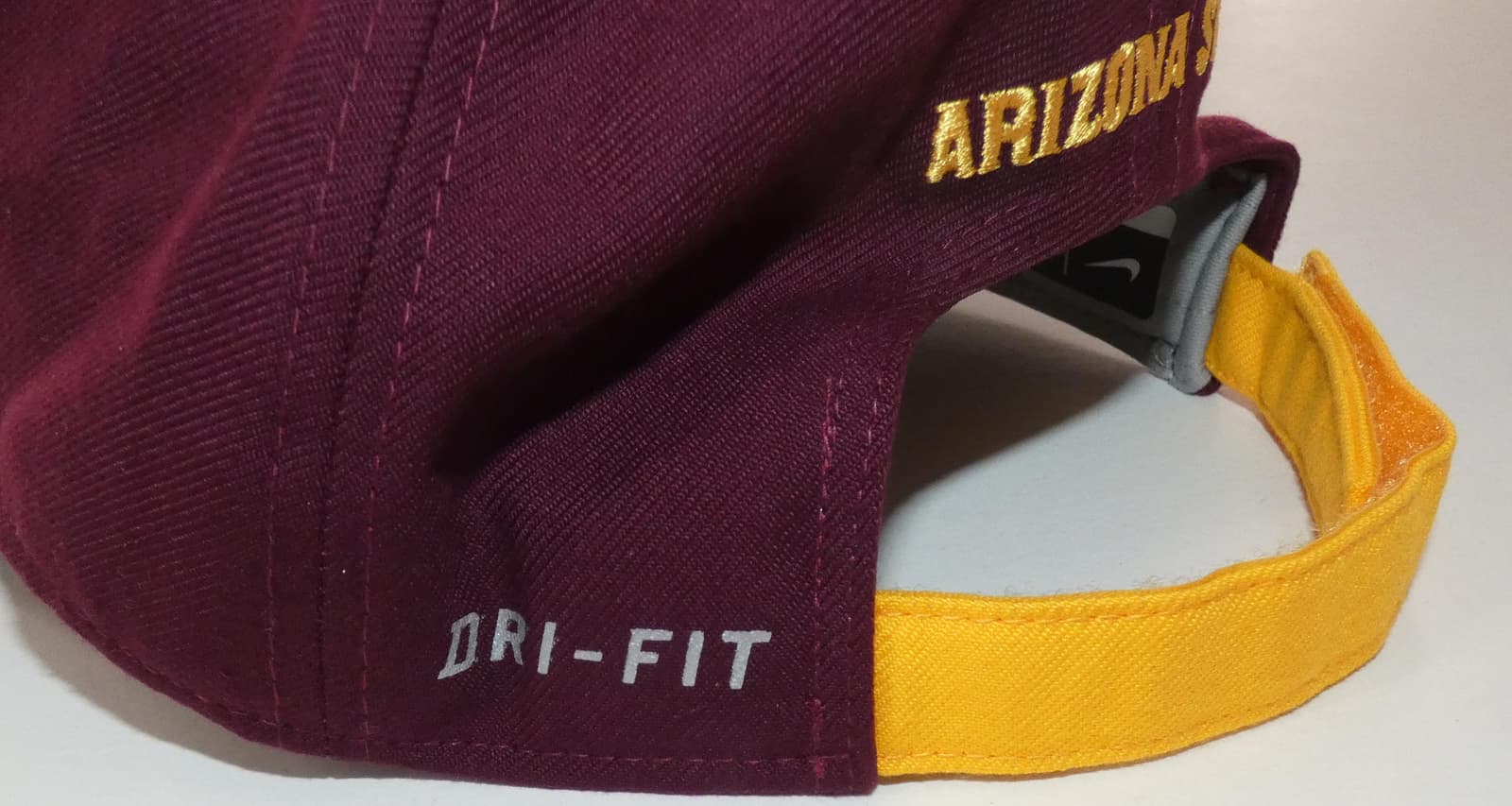 Nike Men's Arizona State Sun Devils Legacy91 Dri-Fit Adjustable Cap Maroon - Thumbnail 5