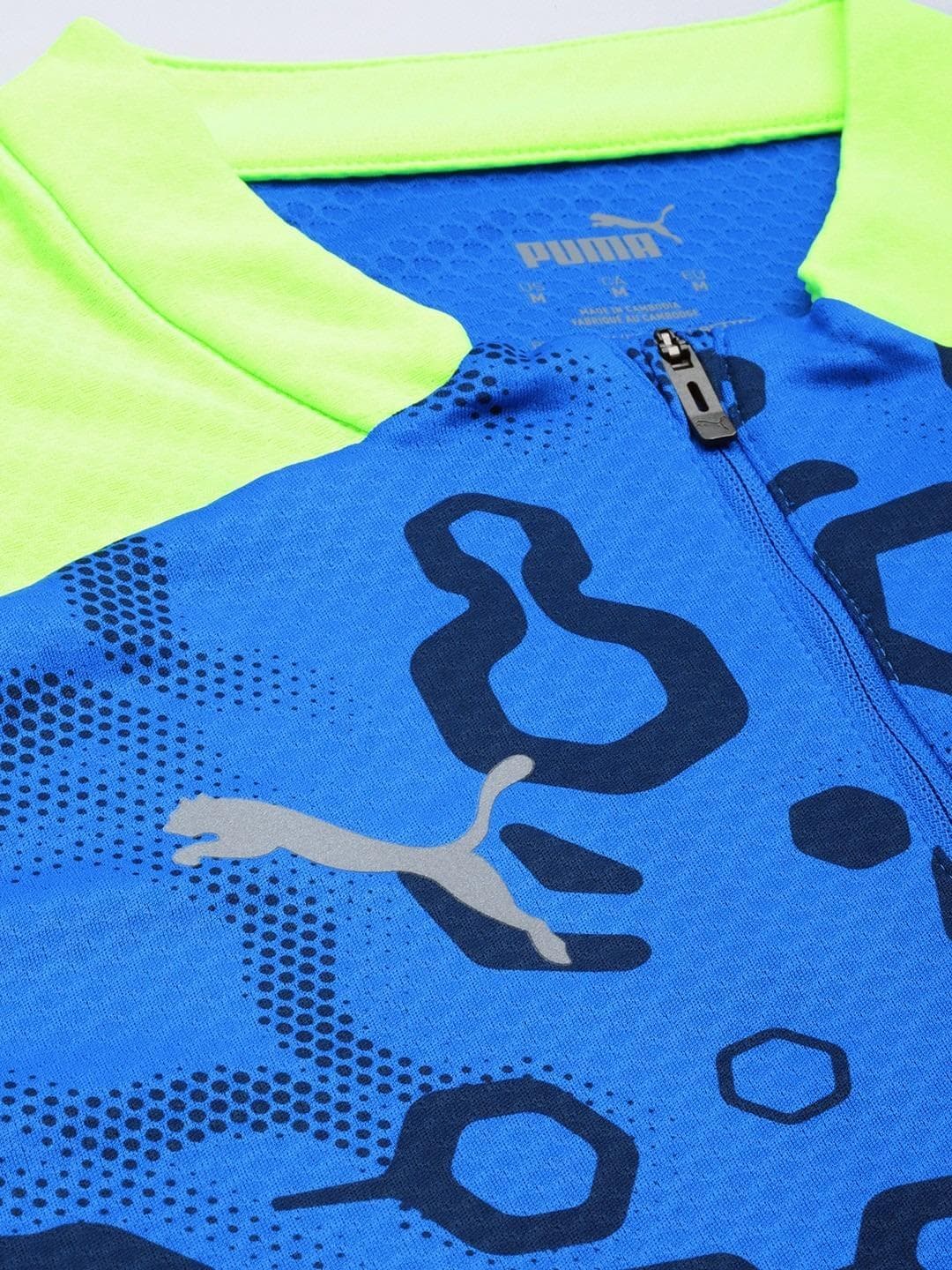 PUMA Men's individualCUP Quarter-Zip Pullover Soccer Jersey Top 2XL $62 Value - Thumbnail 7