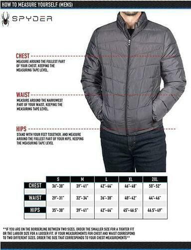 Spyder Men's Minnesota Golden Gophers Gameday Supreme Puffer Jacket Black 2XL - Thumbnail 8