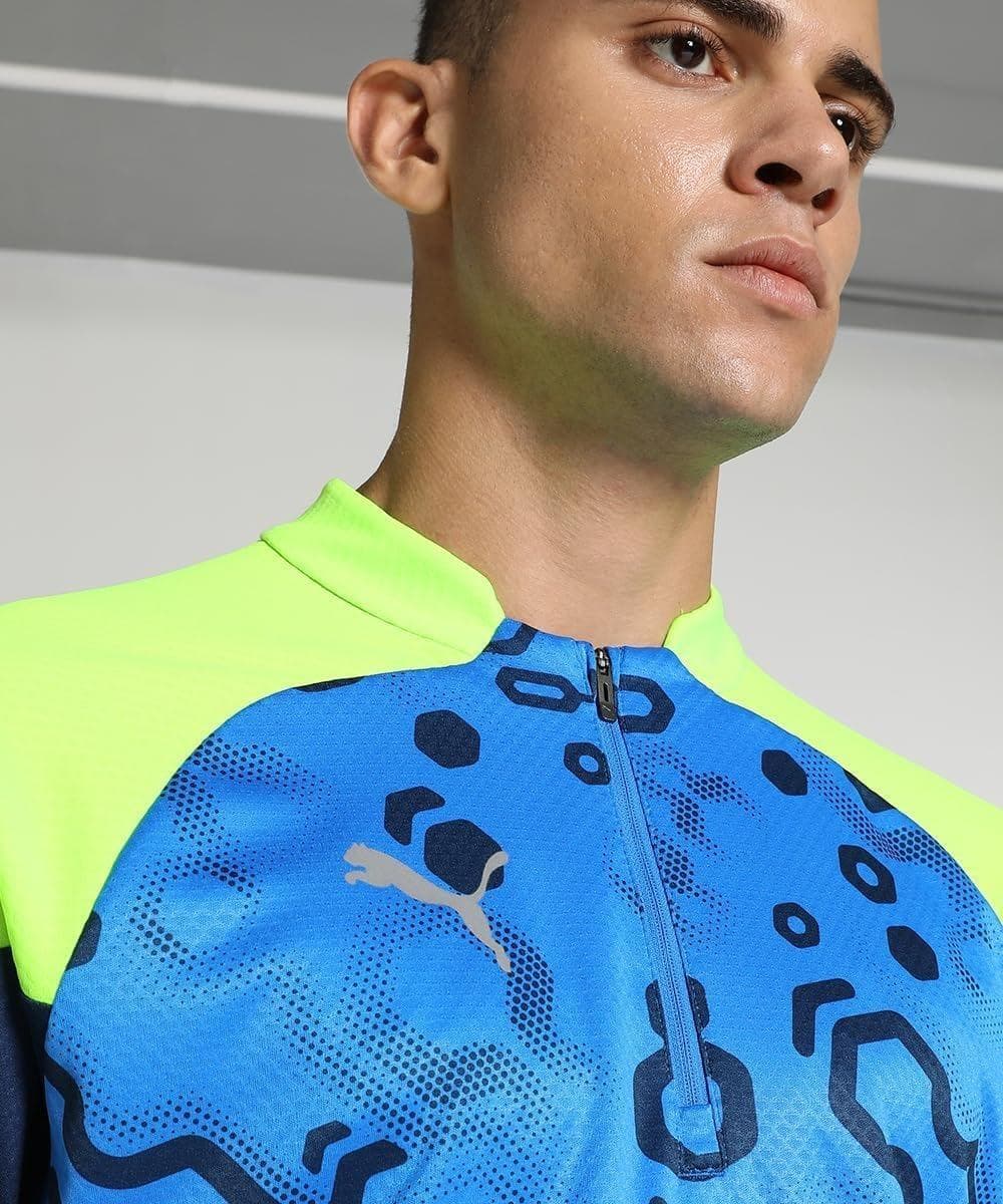 PUMA Men's individualCUP Quarter-Zip Pullover Soccer Jersey Top 2XL $62 Value - Thumbnail 4