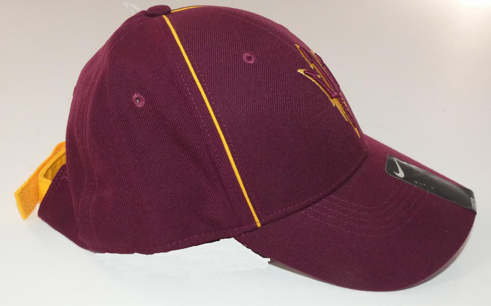 Nike Men's Arizona State Sun Devils Legacy91 Dri-Fit Adjustable Cap Maroon - Thumbnail 3