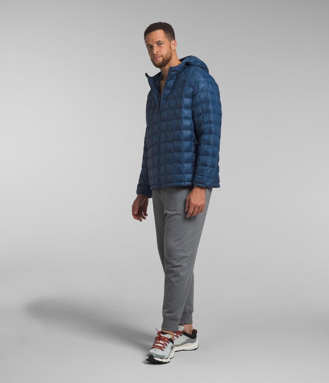 The North Face Men's ThermoBall Eco 2.0 Hooded Jacket Shady Blue 3XL $280 Value - Thumbnail 7