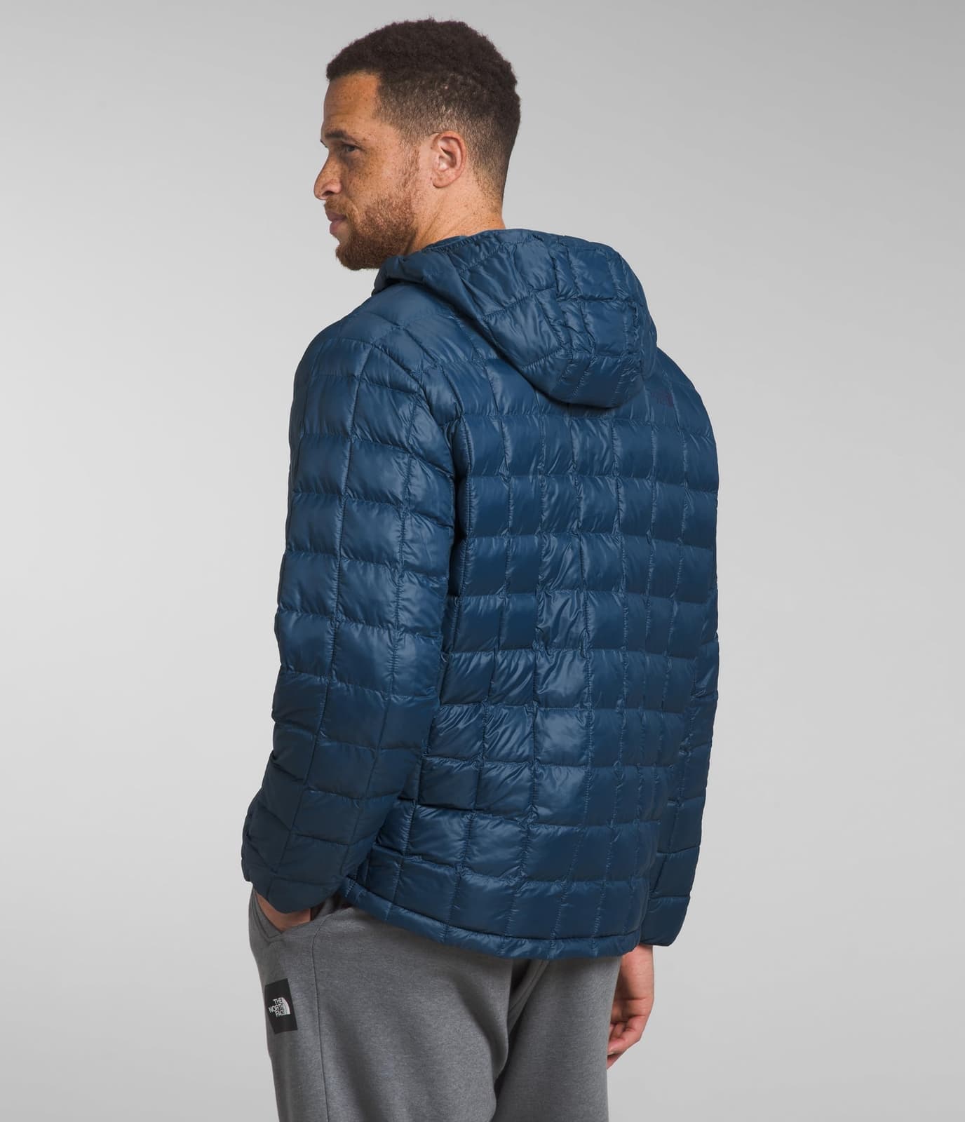 The North Face Men's ThermoBall Eco 2.0 Hooded Jacket Shady Blue 3XL $280 Value - Thumbnail 6
