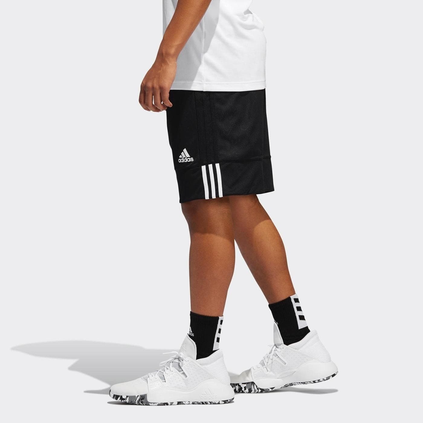 adidas Men's Climalite 3G Speed Reversible Polyester Shorts X-Large Black - Thumbnail 6