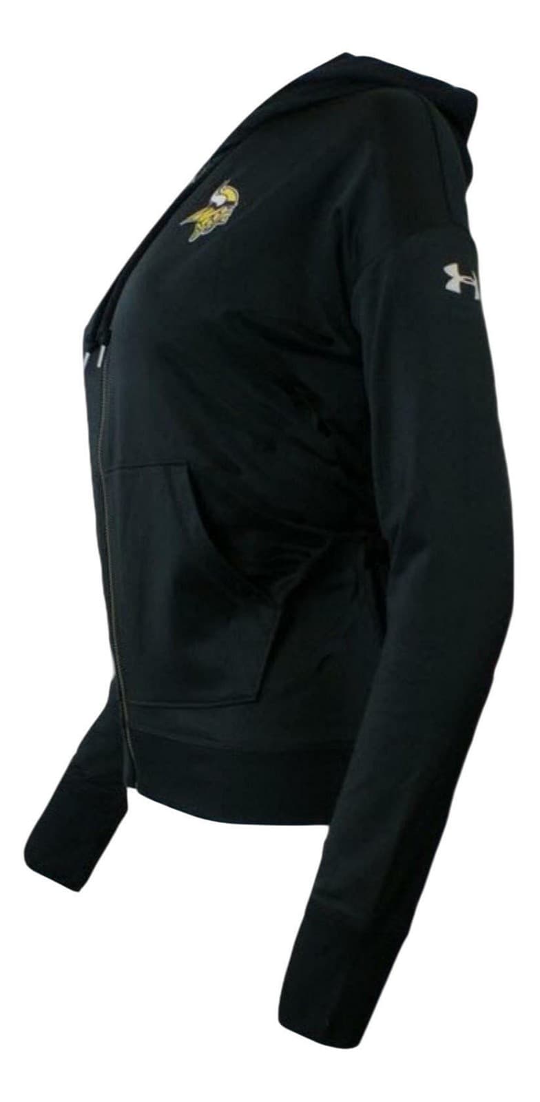 Under Armour Women's Minnesota Vikings ColdGear Combine Full Zip Hoodie Medium - Thumbnail 3