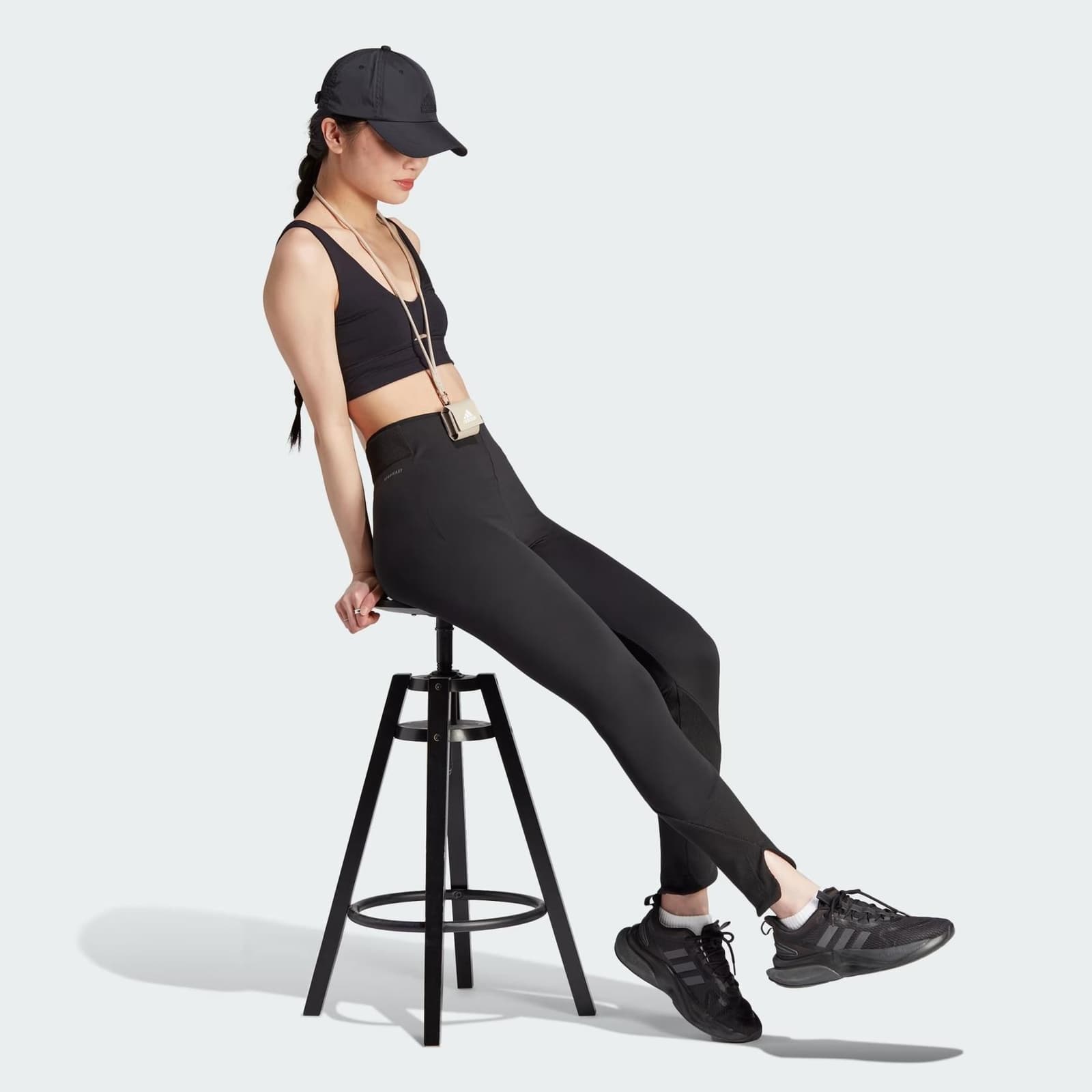 Adidas Women's Aeroready Z.N.E. Training Gym Workout Tights - Thumbnail 5