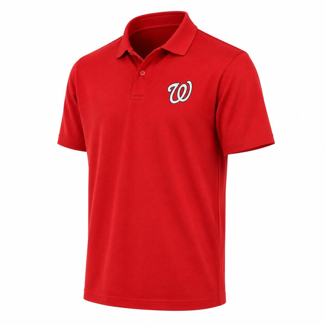 Levelwear Men's Washington Nationals Duval Performance Polyester Polo XL Red - Thumbnail 5