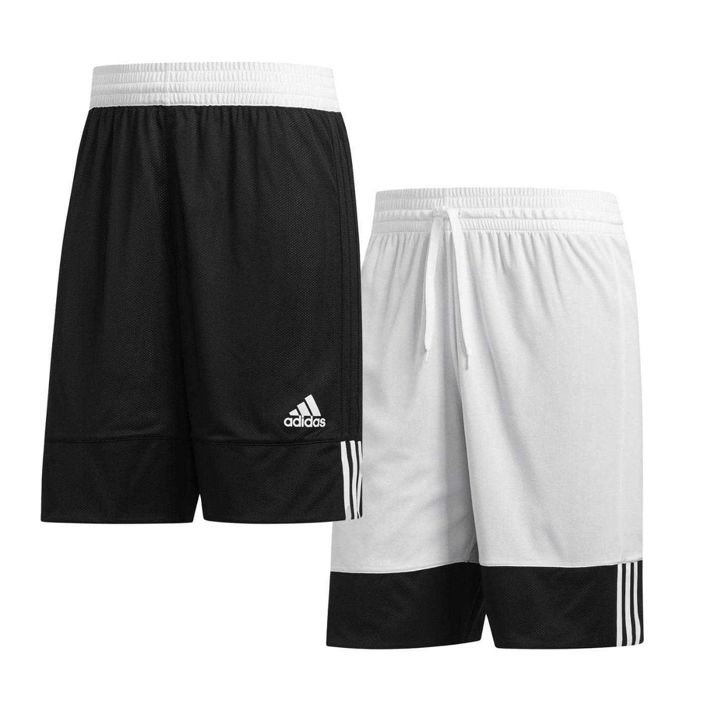 adidas Men's Climalite 3G Speed Reversible Polyester Shorts X-Large Black - Thumbnail 2