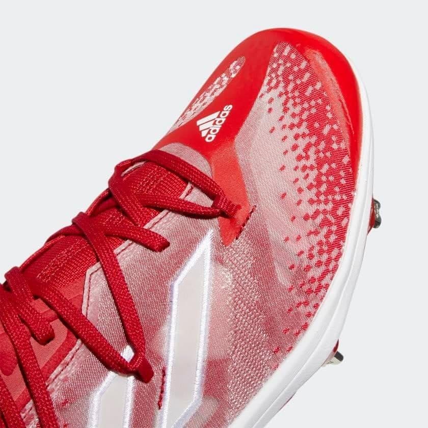 Adidas Adizero Afterburner NWV Red Metal Baseball Cleats Red Size 7.5 $150 Value - Thumbnail 9