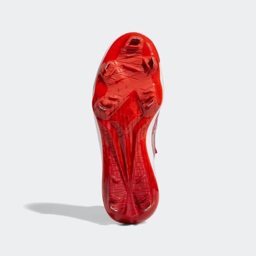 Adidas Adizero Afterburner NWV Red Metal Baseball Cleats Red Size 7.5 $150 Value - Thumbnail 12