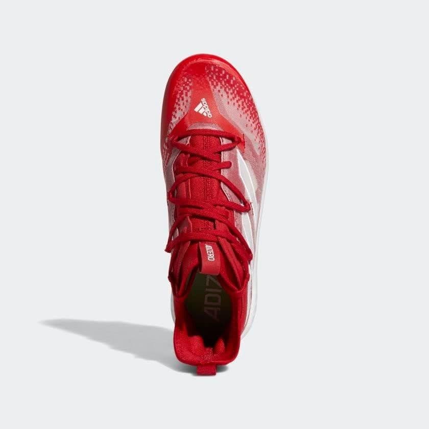 Adidas Adizero Afterburner NWV Red Metal Baseball Cleats Red Size 7.5 $150 Value - Thumbnail 7