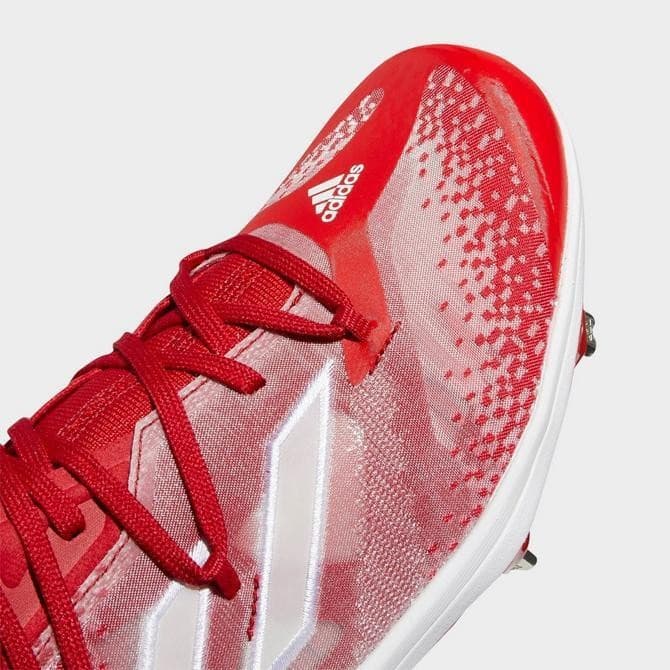 Adidas Adizero Afterburner NWV Red Metal Baseball Cleats Red Size 7.5 $150 Value - Thumbnail 11