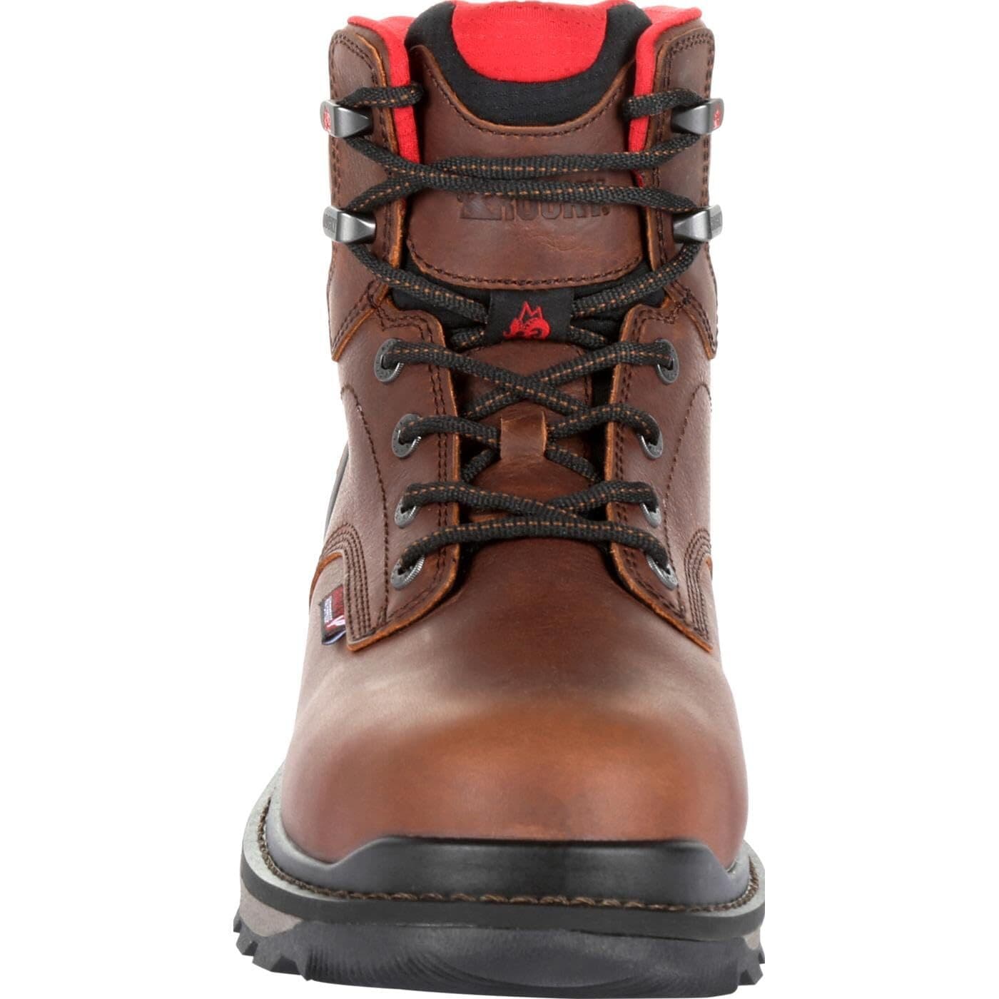 Rocky Rams Horn Waterproof Composite Toe Work Boot Dark Brown 7W $190 Value - Thumbnail 4