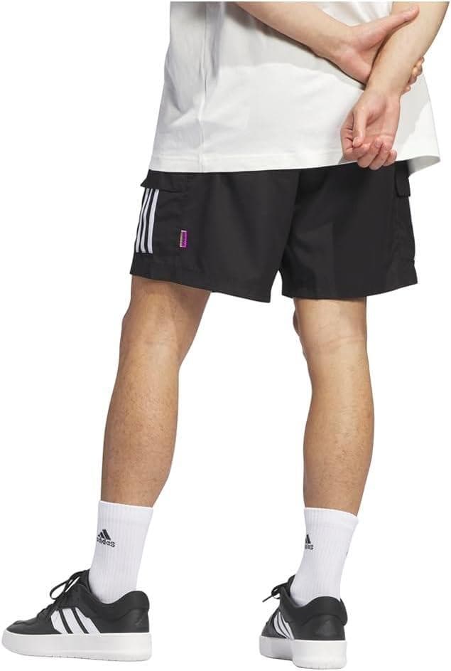 adidas Men's Aeroready Sunglass Pack Cargo Sportswear Shorts Black Large - Thumbnail 4