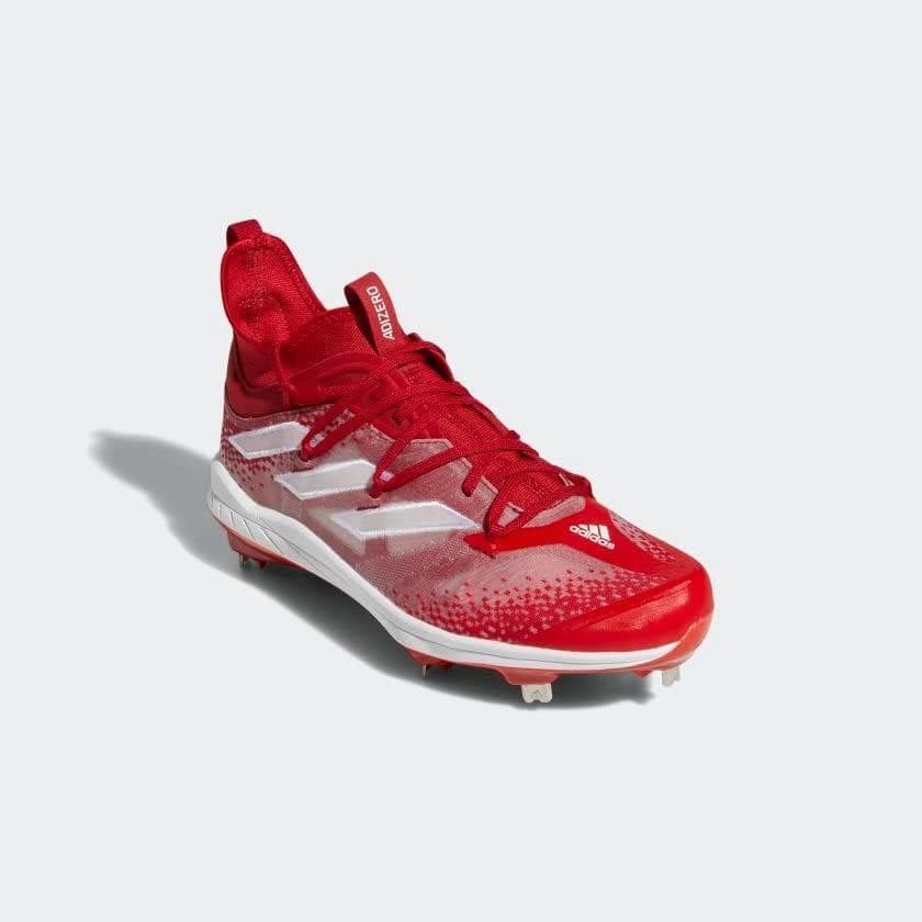 Adidas Adizero Afterburner NWV Red Metal Baseball Cleats Red Size 7.5 $150 Value - Thumbnail 3