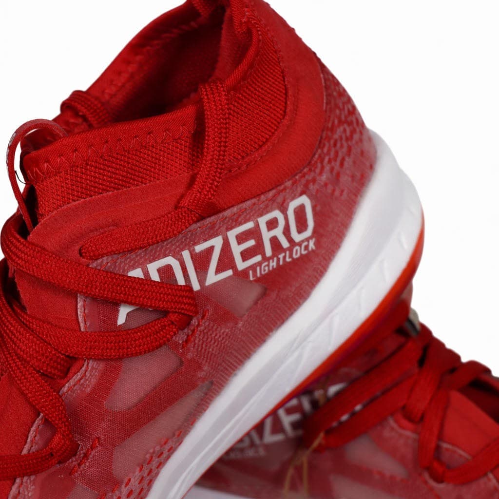 Adidas Adizero Afterburner NWV Red Metal Baseball Cleats Red Size 7.5 $150 Value - Thumbnail 8