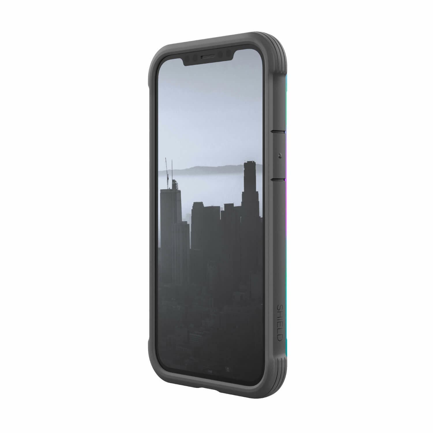 Raptic Shield Apple iPhone 12 Mini Phone Case Shockproof Mil Standard Iridescent - Thumbnail 2