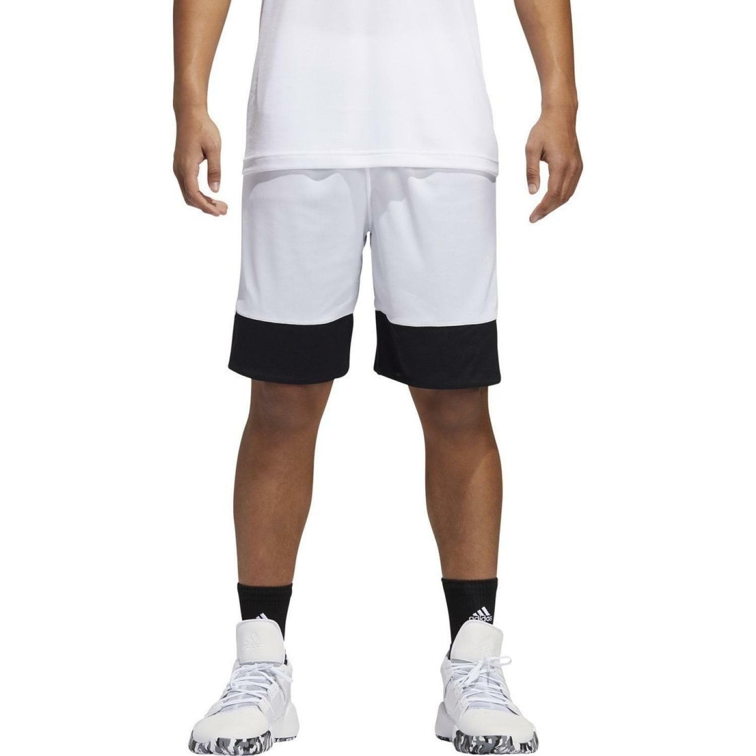 adidas Men's Climalite 3G Speed Reversible Polyester Shorts Medium Black - Thumbnail 8