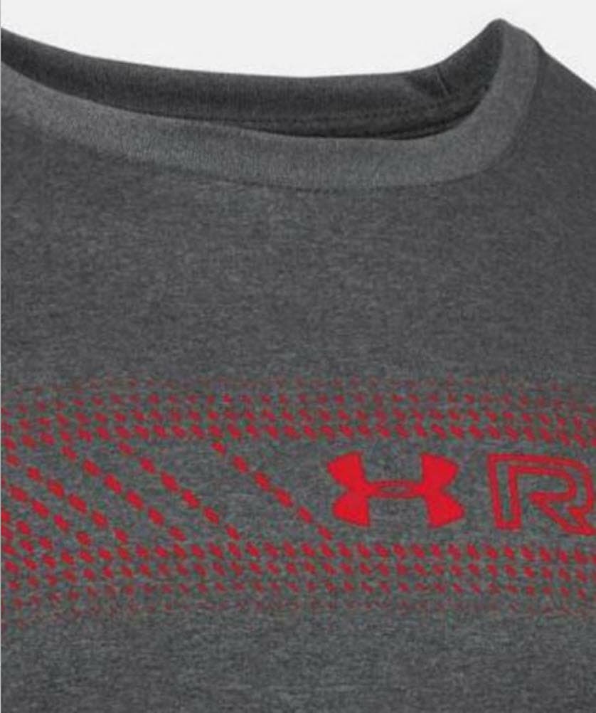 Under Armour Men's Gray Run Graphic Long Sleeve Fitted Heatgear T-shirt XL XXL - Thumbnail 3