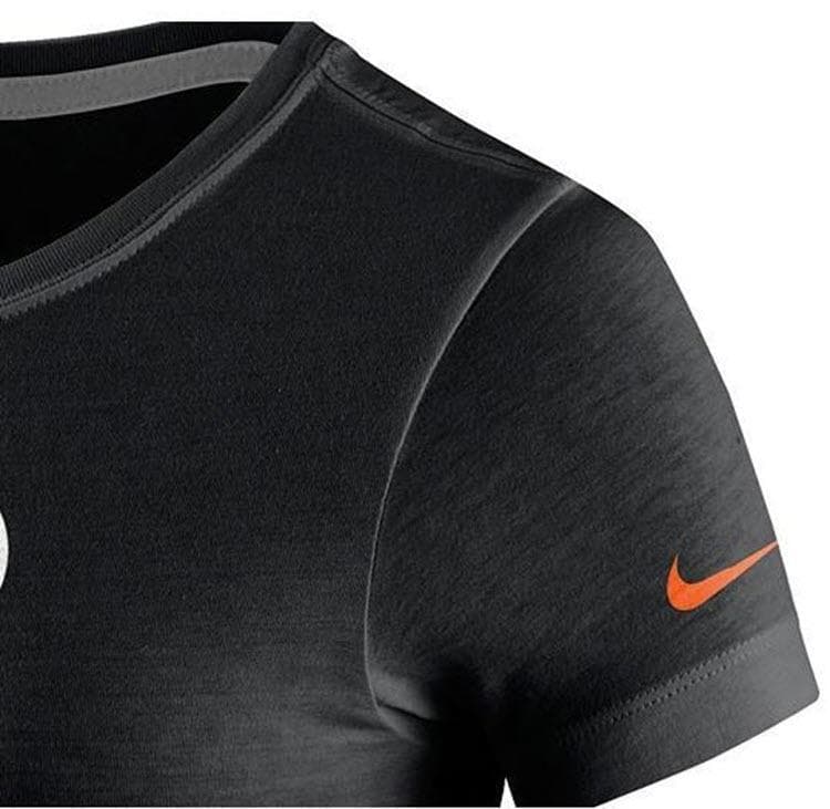 Nike Women's Cincinnati Bengals Basic Logo Cotton T-shirt Black Large - Thumbnail 3