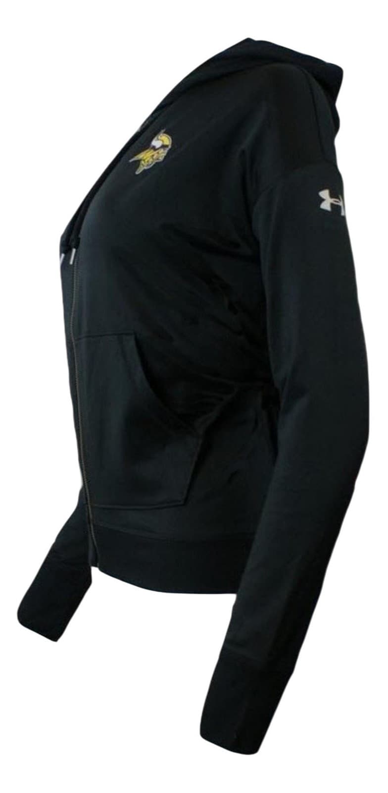 Under Armour Women's Minnesota Vikings ColdGear Combine Full Zip Hoodie Small - Thumbnail 3