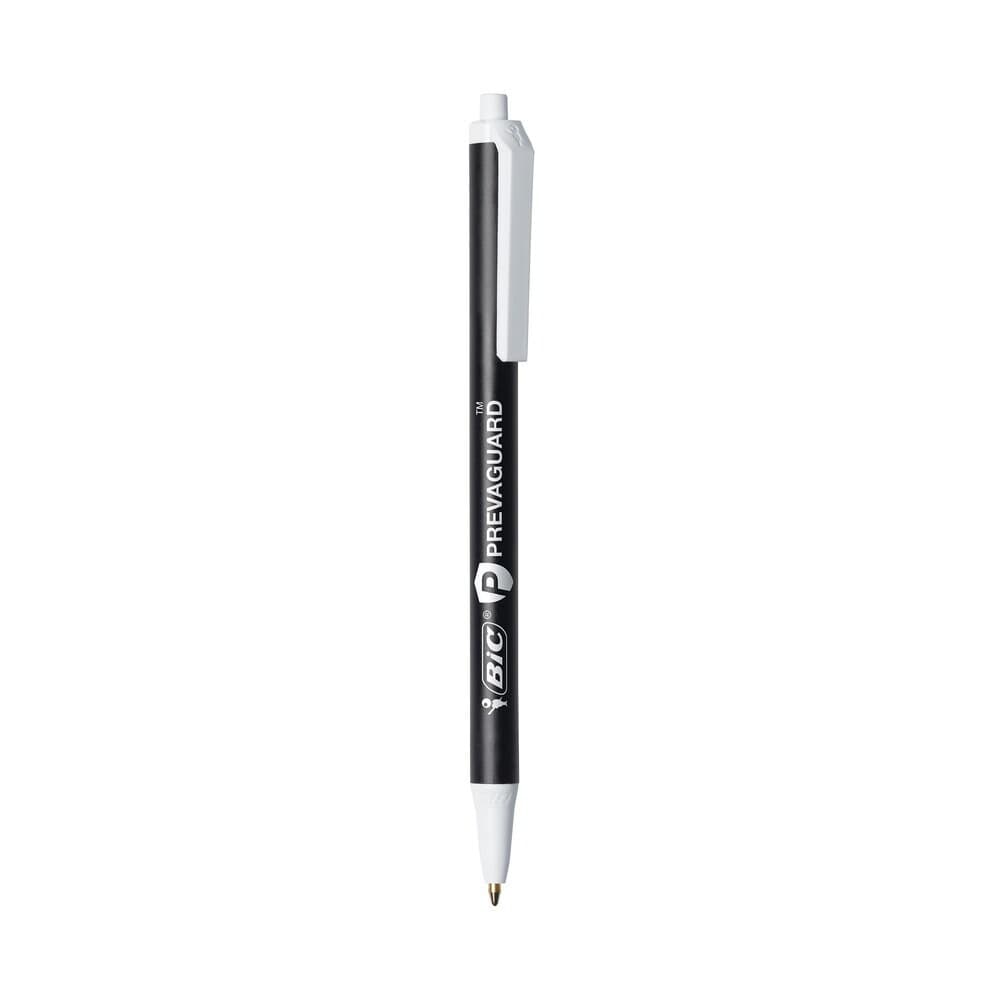 BIC PrevaGuard Antimicrobial Clic Stic Ballpoint Pen Retractable Black 5 Pack x2 - Thumbnail 3