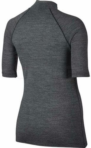 Nike Women's Merino Wool Short Sleeve Banded Polo Shirt Grey Small $95 Value - Thumbnail 4