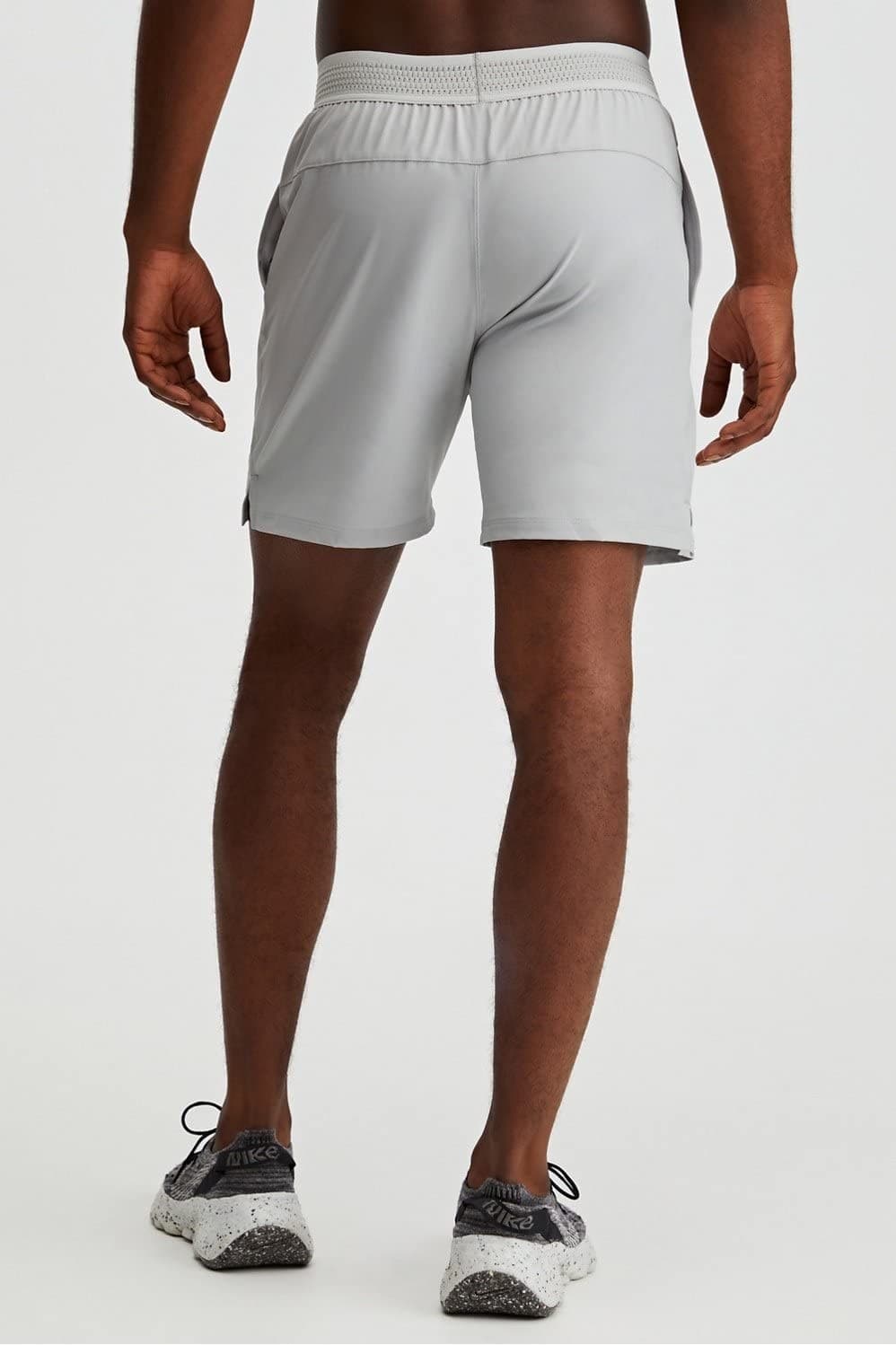 Fabletics Men's Moisture Wicking Fundamental Lined Shorts Gray 2XL $66 Value - Thumbnail 2