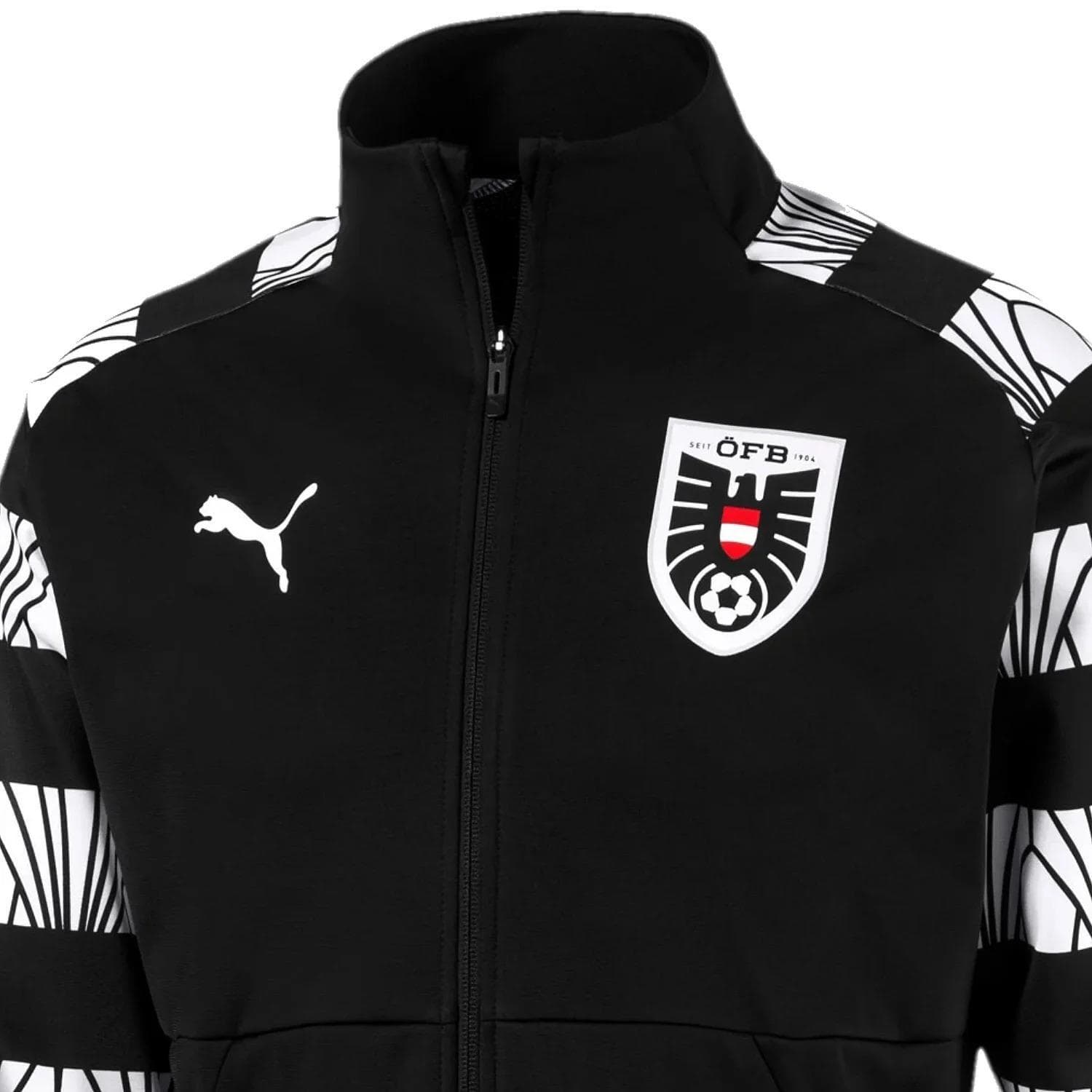 Puma Men's Austria National Team Stadium Drycell Training Track Jacket Black 2XL - Thumbnail 6