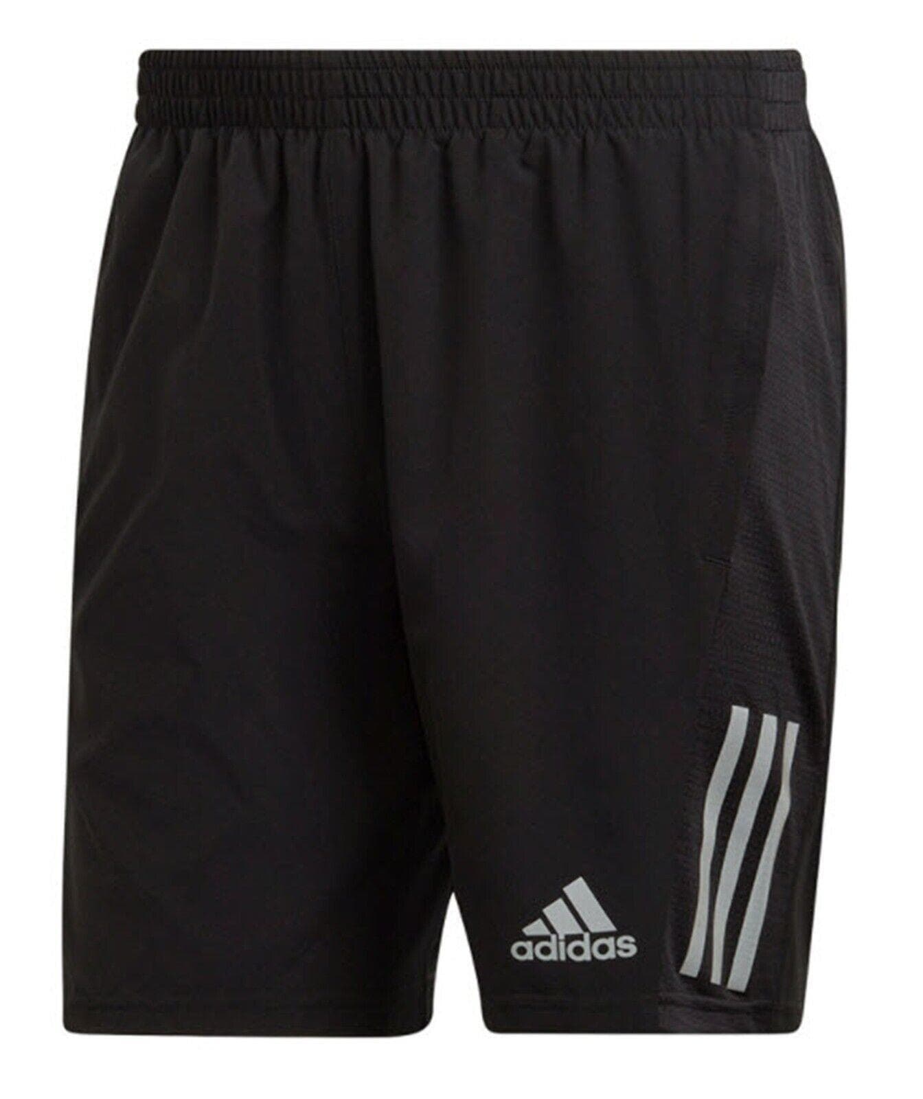 adidas Men's Aeroready Own The Run 7 inch Reflective Running Shorts Black XL - Thumbnail 5