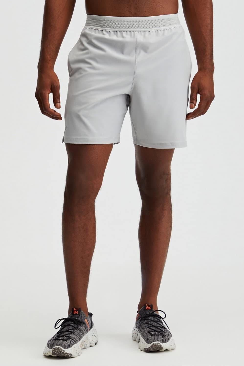 Fabletics Men's Moisture Wicking Fundamental Lined Shorts Gray 2XL $66 Value - Thumbnail 6