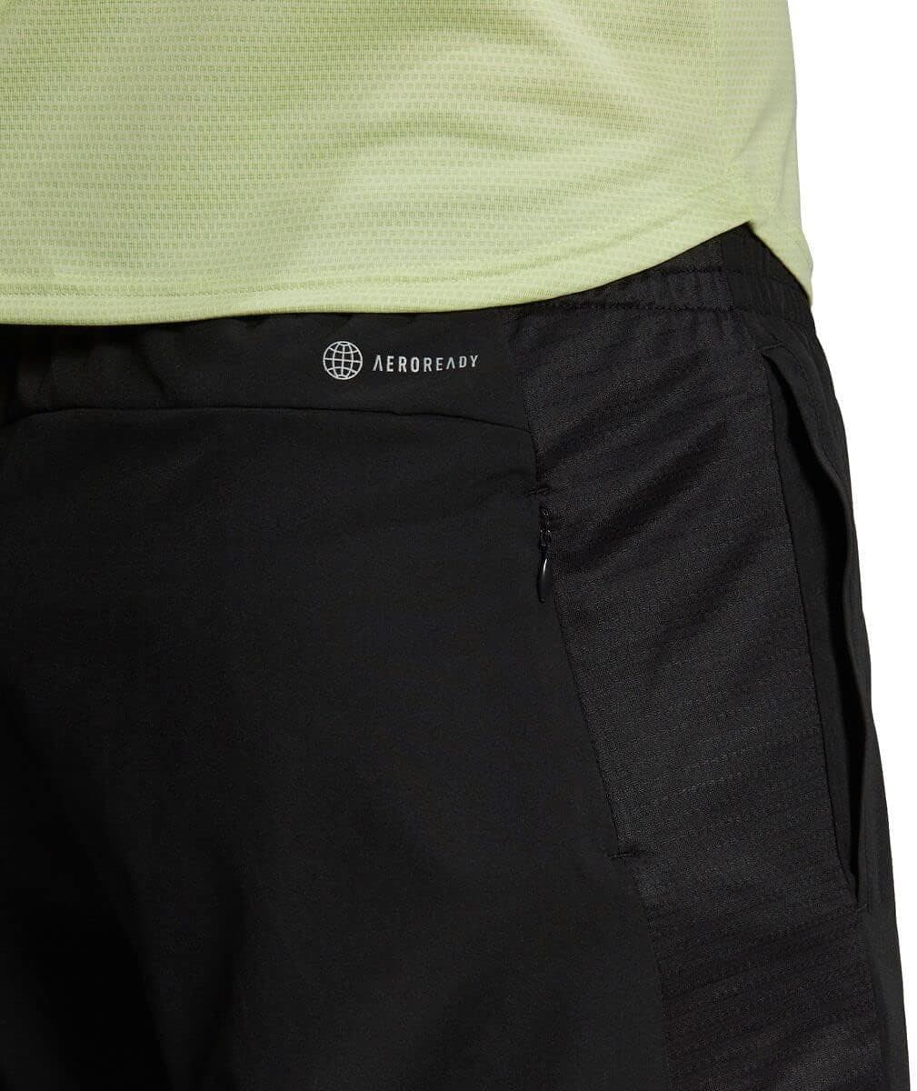 adidas Men's Aeroready Own The Run 7 inch Reflective Running Shorts Black XL - Thumbnail 12