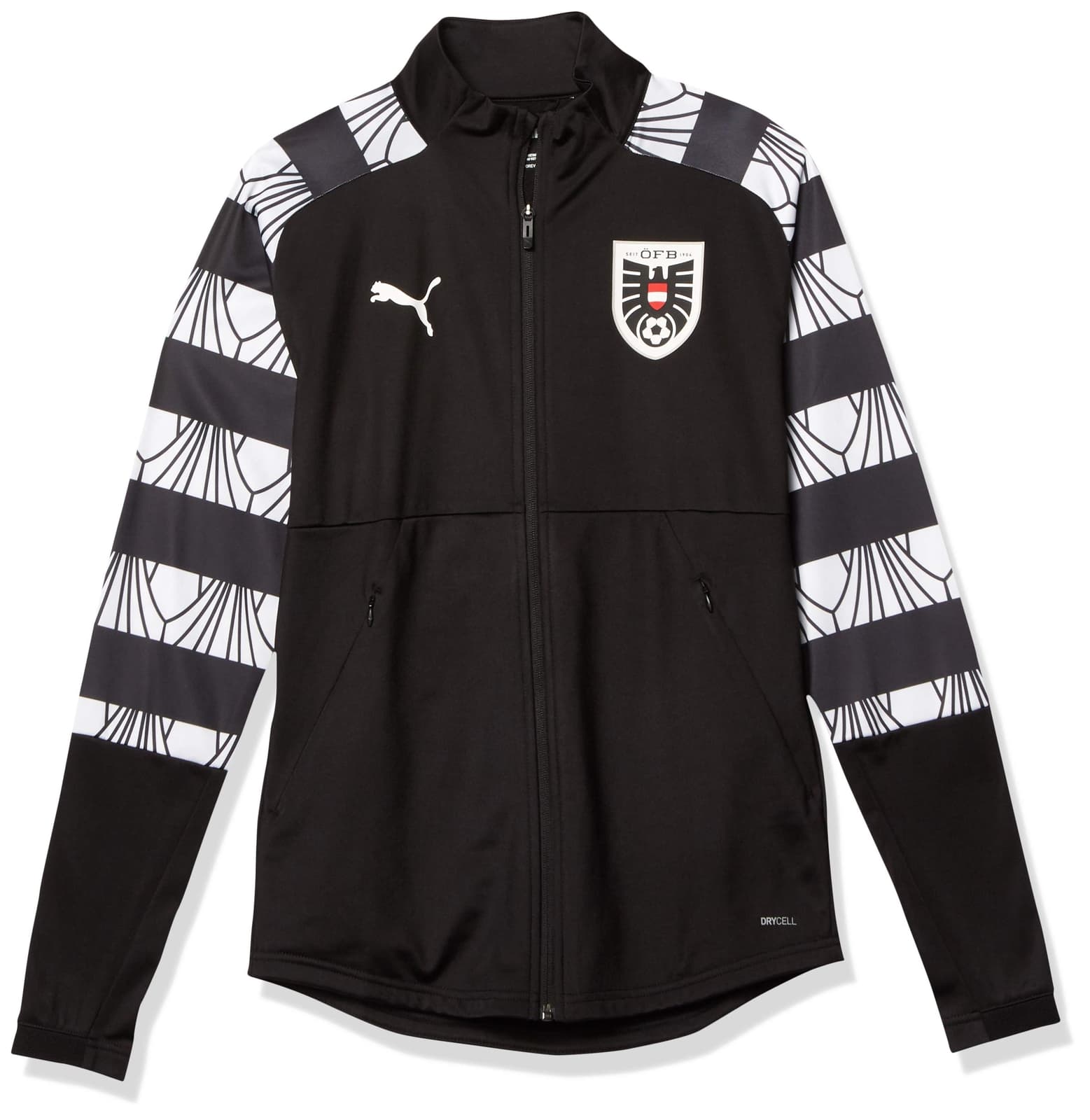 Puma Men's Austria National Team Stadium Drycell Training Track Jacket Black 2XL - Thumbnail 14