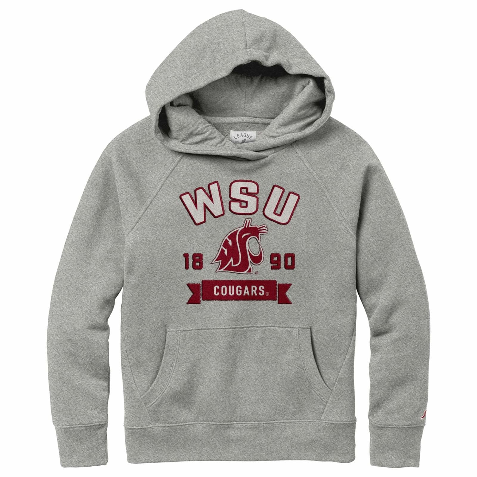 League Brand Women's Washington State University Cougars Academy Pullover Hoodie - Thumbnail 3