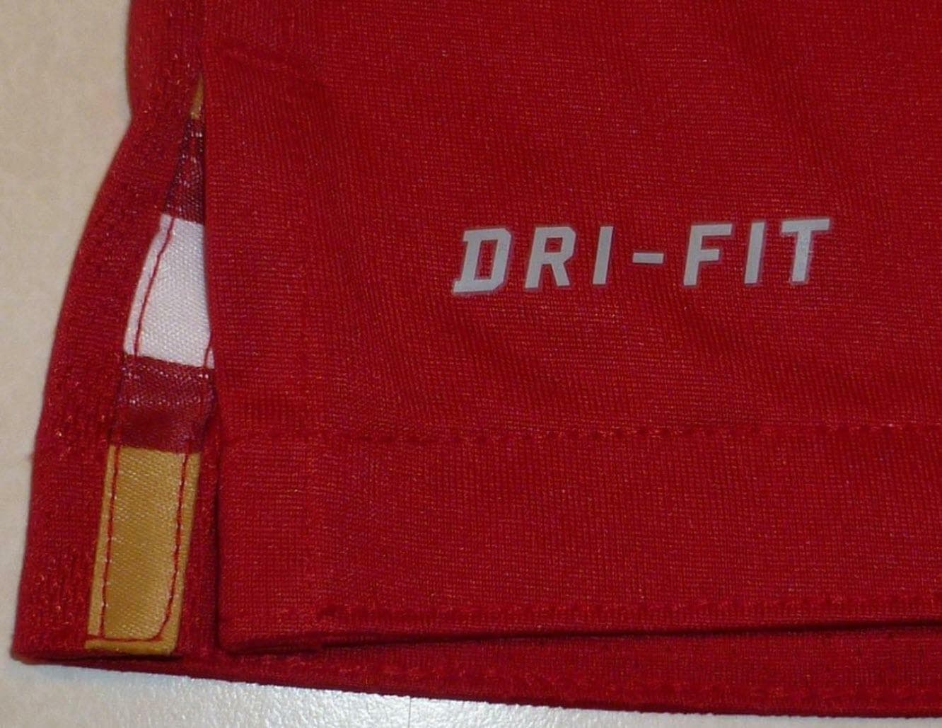 Nike Men's San Francisco 49ers Dri-Fit Coaches Short Sleeve Polo Red 3XL - Thumbnail 8
