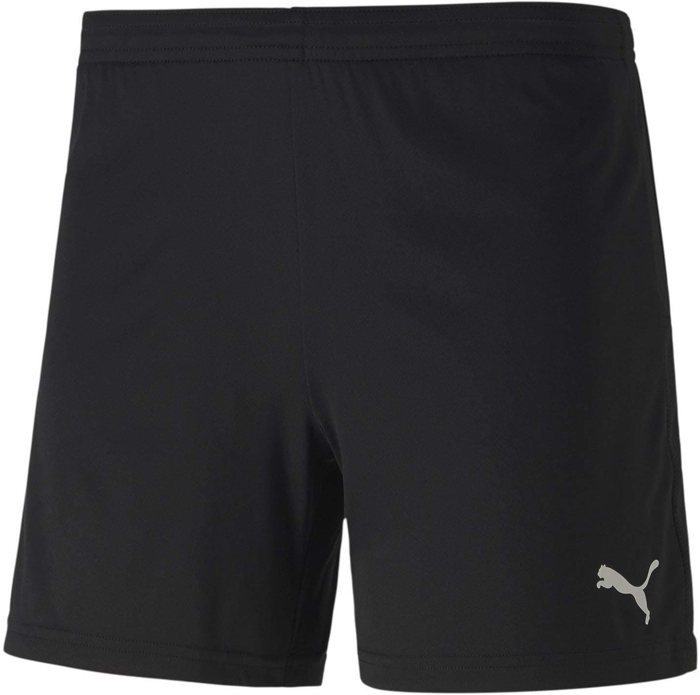 Puma Women's Drycell Teamgoal Athletic Knit Shorts Black Large - Thumbnail 4