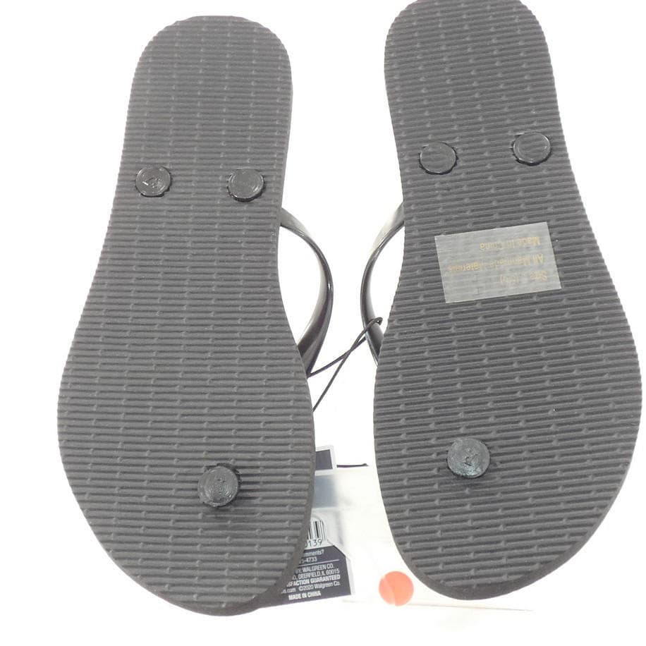 West Loop Women's Flip Flops Thongs Purple Black S (5-6) M (7-8) L (9-10) - Thumbnail 12