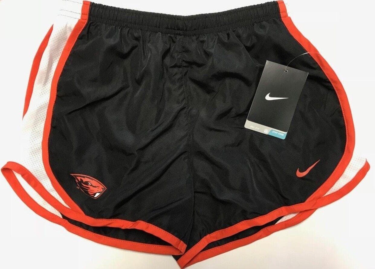 Nike Women's Oregon State Beavers Dri-Fit Tempo Shorts Black X-Large - Thumbnail 4