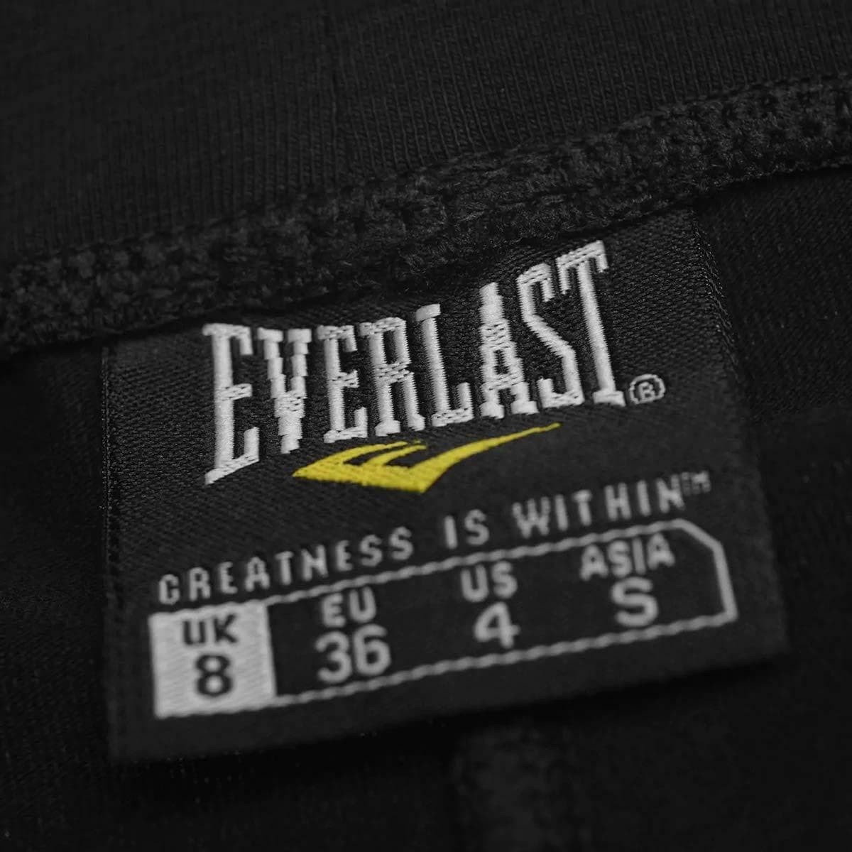 Everlast Women's Soft Breathable Cotton Blend Leggings Black Size 12 - Thumbnail 6