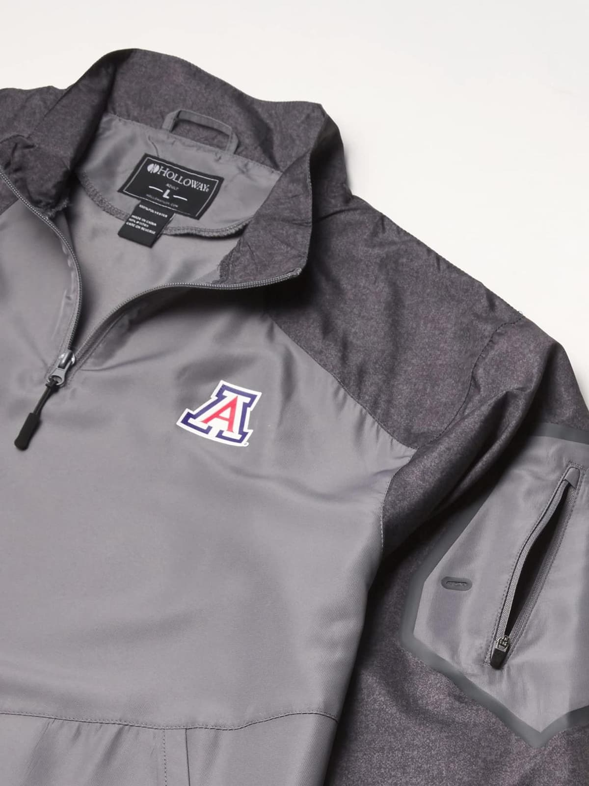 Holloway Arizona Wildcats Performance Hybrid Pullover Aero Tec Jacket Large - Thumbnail 2