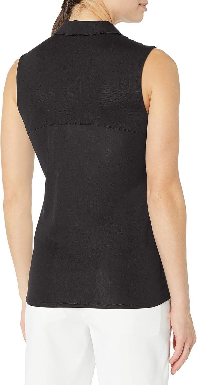 Puma Women's DryCell Rotation Sleeveless UPF Polo Shirt Black Small - Thumbnail 2