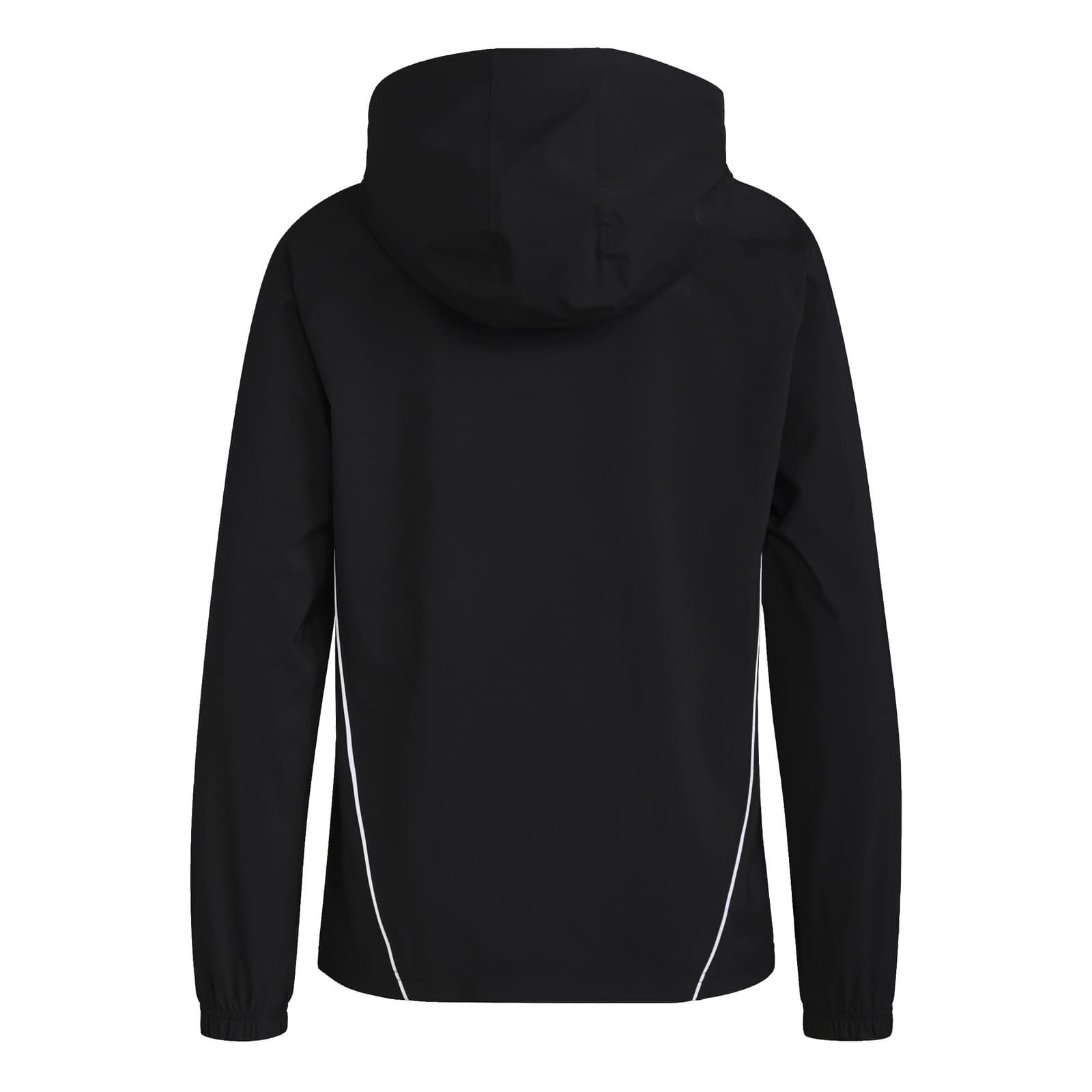 adidas Women's Tiro Rain.rdy Full Zip Hooded Jacket Black Medium $170 Value - Thumbnail 8